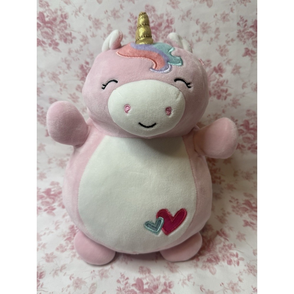 Squishmallows HugMees Ilene Unicorn Valentine's Plush 11" 2022